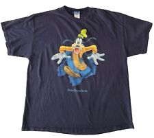 Vintage Goofy Double-sided Disney Dreams Florida Blue T-shirt Size XL Rare picture
