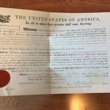 President Rutherford B Hayes Signed Document Autograph Rare Presidential History picture