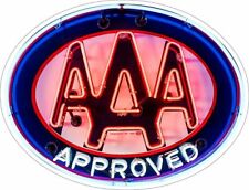 AAA Approved Neon Image Plasma Cut Metal Sign (not real neon) picture