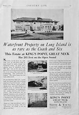 1929 Real Estate Ad Italian Home At King's Point Great Neck Long Island NY picture