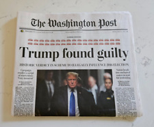 The Washington Post Trump Found Guilty Newspaper May 31, 1014 5-31-2024 new picture