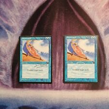 Signed DOM Counterspell X 2~ DCI Promos (Legend Membership) [ Played] Mtg picture