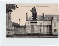 Postcard Statue of General Bertrand Chateauroux France picture