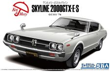 Aoshima Car Nissan GC111 Skyline HT2000GTX-E - S 1976 '76 1/24 Scale Model Kit picture