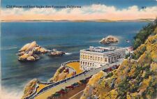 San Francisco CA California Cliff House Seals Pinnipeds on Rocks Vtg Postcard N1 picture