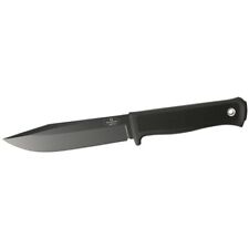 Fallkniven S1, Thermorun Handle, Black Blade, Plain, Leather Sheath S1bL picture