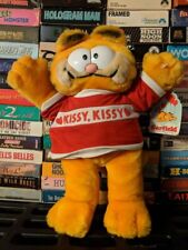 NWT 1981 Dakin Garfield Kissy Kissy Valentines Day Stuffed 12 inch Plush w/ TAGS picture