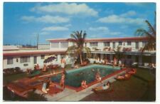 Hollywood FL Vermily Apartments w/ Pool Vintage Postcard - Florida picture
