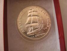 1-OZ.999 USS CONSTITUTION 1974 ART. 1 SEC. 10  SILVER REAL MONEY COIN+GOLD picture