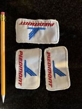 Vintage Piedmont Airlines Patch Red White Blue Collectible Patch Lot Of 3 picture
