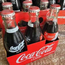 6pk Of Coca-Cola Christmas Commemorative Bottles With Cardboard Box picture