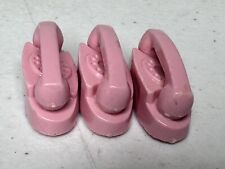 Vintage 1959 Princess Phone Keychains, Set of 3, Pink Retro Collectibles picture