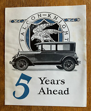 Rare Original 1932 Falcon Knight Sales Brochure picture