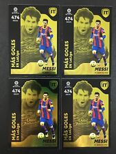 Lionel Messi Lot of 4 Gold Stickers Panini La Liga Este 2021 2022 (21-22) #3 picture