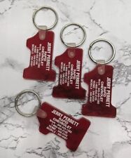 Vintage Rapid Chevrolet Keychain Lot of 4 Dealership #1 Red Advertising Chevy picture