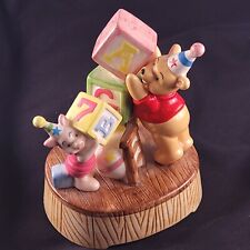 Disney Winnie the Pooh & Piglet Music Box Japan 6 1/2