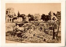 Paris Ruines May 1871.La Commune.Gare d'Auteuil.Photo albuminated by Paul Loubère picture