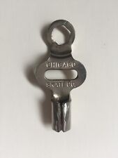 Vintage Chicago Skate Company Metal Skate Key -- 