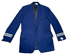 Vintage 70s Carlson-Murray Airline Uniform Mens Size 42R Navy Coat Jacket picture
