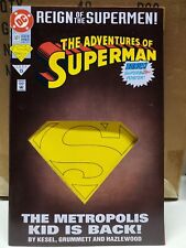 ADVENTURES OF SUPERMAN #501 Collector's Die Cut Cover Reign of Supermen 1993 DC picture