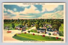 Tampa FL-Florida, Tampa Auto Haven, Antique, Vintage c1939 Souvenir Postcard picture