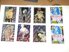 1992 OLIVIA 1 COMIC IMAGES COMPLETE PRISM INSERT CARD SET P1 TO P6  picture