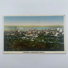 Postcard Canada Montreal Quebec Mount Royal Aerial Bird Eye 1920s  picture