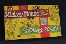 Vintage Mickey Mouse Boxed Set of Coloring Books, C. 1955 picture