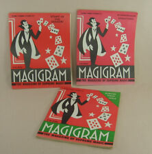 MAGIGRAM MAGAZINE...SUPREME MAGIC, ENGLAND ...3 ISSUES 1979 picture