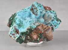 Druzy Dolomite ?  over Chrysocolla from Congo  11.5 cm  # 19264 picture