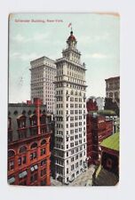 PPC Postcard NY New York City Gillender Building Birds Eye View 1908 Postmark picture