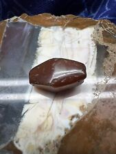 Ancient PYU Brown Faceted Agate 19.5 X 11.5 mm Collectible Faceted Artifact picture