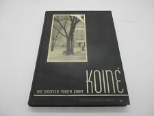 1938 Yearbook Connecticut College for Women Koine New London CT picture