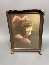 Vintage Large Gesso Piecrust  Tabletop 10 X 14 Picture Frame Dresser  Piano top picture