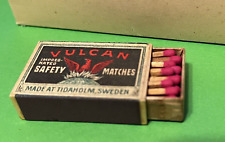 OLD Vulcan Vest Pocket Safety matches in wood boxes.UNUSED,SWEDEN sold per box picture