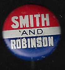 1928 Al Smith Joseph Robinson Presidential Campaign Names Pin Lost to Hoover picture