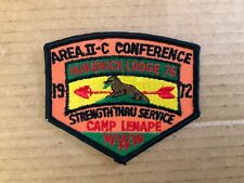 Area 2-C Conclave Patch 1972 NJ Hunnikick Lodge Host Lodge h picture