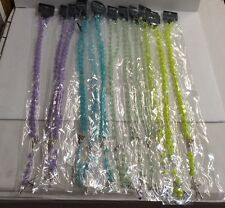 12pc Glow In The Dark Rosary Beads Wholesale New Purple Blue Green Yellow picture