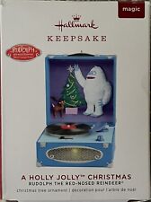2019 Hallmark HOLLY JOLLY CHRISTMAS Magic Ornament RUDOLPH & BUMBLE Damages Box picture