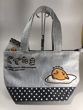 Sanrio Gudetama Rare Japan Import Purse Bag Tote NEW Lazy Egg NWT 2015 HTF picture