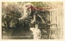 Postcard RPPC California El Monte Gay's Lion Farm 1940s CA24-815 picture