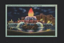 USA 155 American postcard Illinois Chicago Fountain Grant Park picture