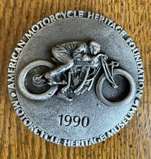American Motorcycle Heritage Foundation-Motorcycle Museum 1990 Belt Buckle picture