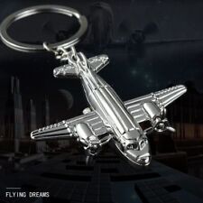 Metal Aircraft Keychains - Stylish Aviation Keyring Unisex Fashion Accessory 1pc picture