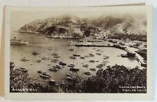 Avalon Bay Crescent Photo California CA RPPC Postcard vintage 1905 d picture