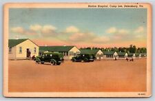 Petersburg Virginia~Station Hospital @ Military Camp Lee~Vintage Linen Postcard picture