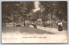 McCamly Park Battle Creek Michigan MI 1912 Postcard picture