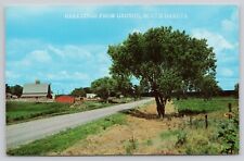 Greetings From Groton South Dakota Farm Barn Vintage Postcard picture