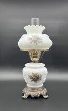Vintage Hurricane Milk Glass Lamp Hedco New York picture
