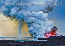 POSTCARD Hawaii Big Island Kilauea Erupting Volcanoes Nat'l Park MNT picture